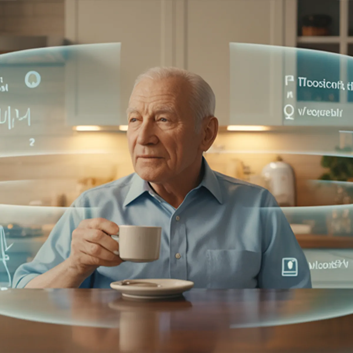 wwd man with coffee